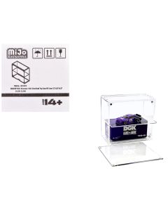 2023 Mijo Exclusives Cars Desktop Display Case with Cover for 1/64 Scale Models