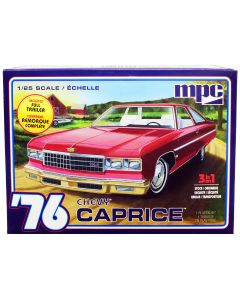 1976 Chevrolet Caprice 3-in-1 Model Kit with Trailer, 1/25 Scale by MPC