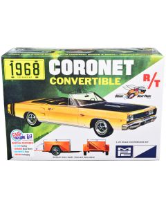 1968 Dodge Coronet R/T Convertible Model Kit 1/25 Scale with Haul-Away Trailer MPC