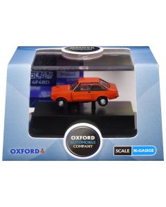 2023 Ford Escort Mk2 RHD Diecast Model Car 1/148 Scale Carnival Red by Oxford