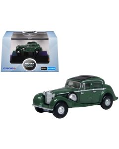 2023 Jaguar SS RHD Diecast Model Car 1/148 Suede Green Black Top Oxford