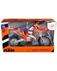 2023 KTM 300 EXC-TPI Enduro Dirt Bike Diecast Model 1/12 Orange by New Ray