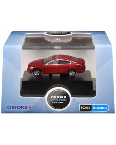 2023 Jaguar XF Diecast Model Car RHD Carnelian Red 1/148 Scale Oxford
