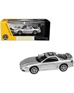 1/64 Diecast Model Car Mitsubishi 3000GT GTO Silver Metallic Sunroof Paragon Models