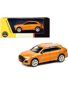 2023 Audi RS Q8 Dragon Orange Metallic 1/64 Diecast Model Car Paragon