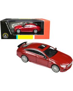 2023 Mercedes-AMG GT 63 S Jupiter Red 1/64 Diecast Model Car by Paragon Sunroof
