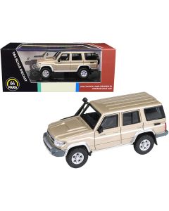 2014 Toyota Land Cruiser 76 1/64 Diecast Model Car Vintage Gold Paragon Models
