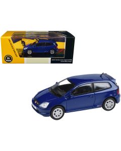 2001 Honda Civic Type R EP3 1/64 Diecast Vivid Blue Pearl Paragon Models