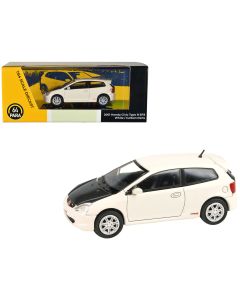 2001 Honda Civic Type R EP3 1/64 Diecast White Carbon Hood Paragon Models