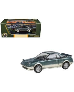 1985 Toyota MR2 MK1 Diecast Model Car Green Metallic Gold Sunroof 1/64 Paragon