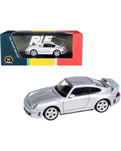 1/64 RUF CTR2 Diecast Model Car Silver Metallic by Paragon