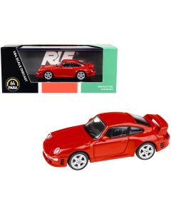 1995 RUF CTR2 Guards Red 1/64 Diecast Model Car Paragon
