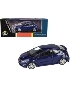 2007 Honda Civic Type R FN2 1/64 Diecast Model Car Sapphire Blue Paragon Models
