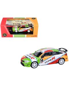 2023 Honda Civic Type R FL5 JACCS Livery 1/64 Diecast Model Car Paragon Models