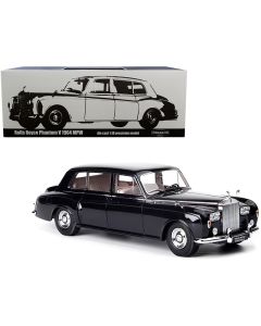 1964 Rolls Royce Phantom V 1/18 Diecast Model Car Midnight Blue Metallic Paragon