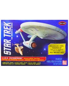 Model Kit 1/1000 Scale Star Trek U.S.S. Enterprise & S.S. Botany Bay Snap-Together
