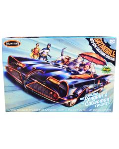1966 Batmobile Model Kit 1/25 Scale with Penguin & Catwoman Figures - Batman TV Series