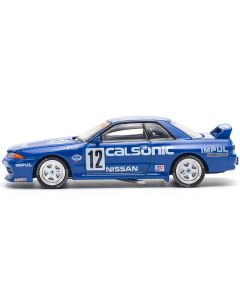 1990 GTR R32 Diecast Model Car #12 Kazuyoshi Hoshino Calsonic RHD 1/64 Scale
