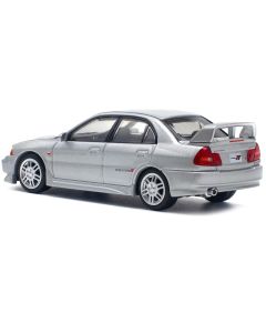 1996 Mitsubishi Lancer Evolution IV RHD Diecast Model Car 1/64 Steel Silver Metallic