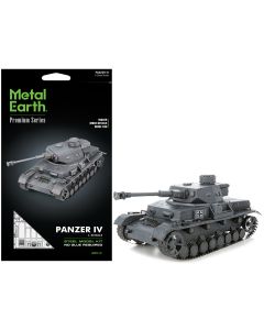 2023 Metal Earth German Panzer IV Tank Model Kit - Challenging Difficulty Steel