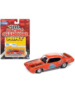 1969 Pontiac GTO The Judge Orange Diecast Model Car 1/64 Limited Edition 2500