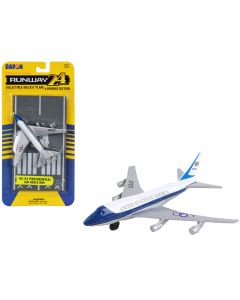 2023 Boeing VC-25 Diecast Model Airplane Air Force One White & Blue by Runway24