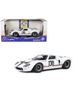 1967 Ford GT40 MK1 #130 Diecast Model Car by Solido - Targa Florio Competition 1/18