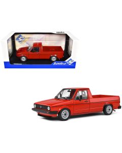 1983 Volkswagen Caddy MK1 Pickup Truck Diecast Model Car 1/18 Solido Mars Red