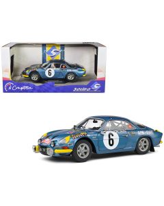 1972 Alpine A110 1600S #6 Rallye Montecarlo 1/18 Diecast Model Car Solido