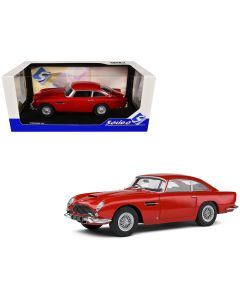 1964 Aston Martin DB5 RHD Diecast Model Car Red Metallic 1/18 by Solido
