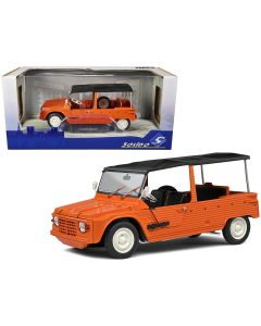 1970 Citroen Mehari MK.1 Diecast Model Car 1/18 Kirghiz Orange Black Top Solido