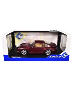 1997 Porsche 911 Turbo 1/18 Diecast Model Car Arena Red Metallic by Solido