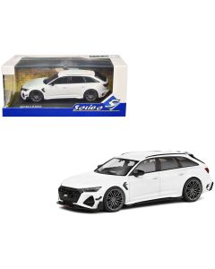 2021 Audi RS6-R Ibis White 1/43 Diecast Model Car by Solido - ABT Edition
