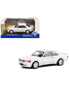 1990 Mercedes-Benz 560 SEC AMG WideBody Diecast Model Car White 1/43 Solido