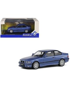 1999 BMW E36 M3 Coupe Diecast Model Car 1/43 Estoril Blue Metallic Solido
