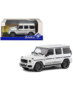 2022 Mercedes-Benz AMG G63 1/43 Diecast Model Car - Diamond White Metallic, Solido