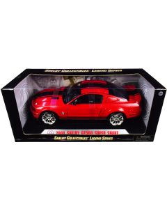 2008 Ford Shelby GT500 Super Snake Diecast Model Car 1/18 Red Black Stripes