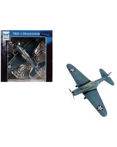 1942 Douglas TBD-1 Devastator Bomber Diecast Model Lt. Cdr. James Brett VT-2 USS Lexington 1/72 SkyMax