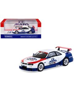 1995 Nissan Nismo GT-R LM RHD Diecast Model Car White Red Blue Tarmac Works 1/64