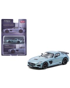 2023 Mercedes-Benz SLS AMG Coupe Black Series 1/64 Diecast Model - Matte Blue Metallic by Tarmac Works