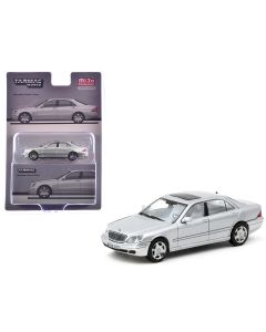2023 Mercedes-Benz S-Class 1/64 Diecast Model - Brilliant Silver Metallic by Tarmac Works