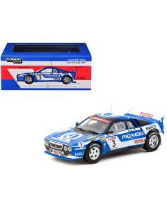 1983 Lancia 037 Rally #3 Jean-Claude Andruet Diecast Model Car 1/64 Tarmac Works