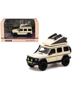 2023 Mercedes-AMG G 63 Diecast Model Car with Camping Tent Beige 1/64 Tarmac Works