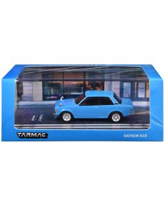 2023 Datsun 510 Light Blue Diecast Model Car 1/64 Tarmac Works Road64 Series