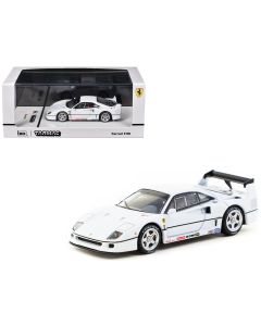 2023 Ferrari F40 Diecast Model Car 1/64 Scale White Road64 by Tarmac Works