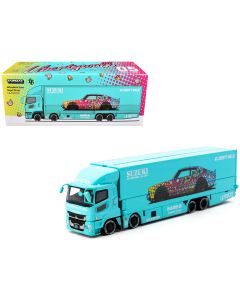 2023 Mitsubishi Fuso Truck Liberty Walk Suzuki Transport Diecast Model 1/64 Tarmac Works