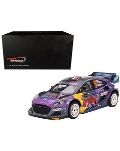 2022 Ford Puma Rally1 #19 Sebastien Loeb 1/18 Model Car - M-Sport Winner Monte Carlo