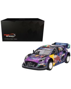 2022 Ford Puma Rally1 #42 Craig Breen - M-Sport WRT 1/18 Model Car by Top Speed