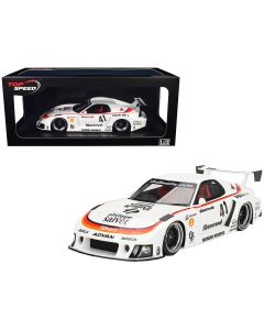 2023 Mazda RX-7 LB-Super Silhouette #41 Numero Reserve White 1/18 Model Car