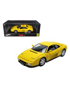 1989 Ferrari 348 TB Elite Edition 1/18 Diecast Model Car Yellow by Hot Wheels